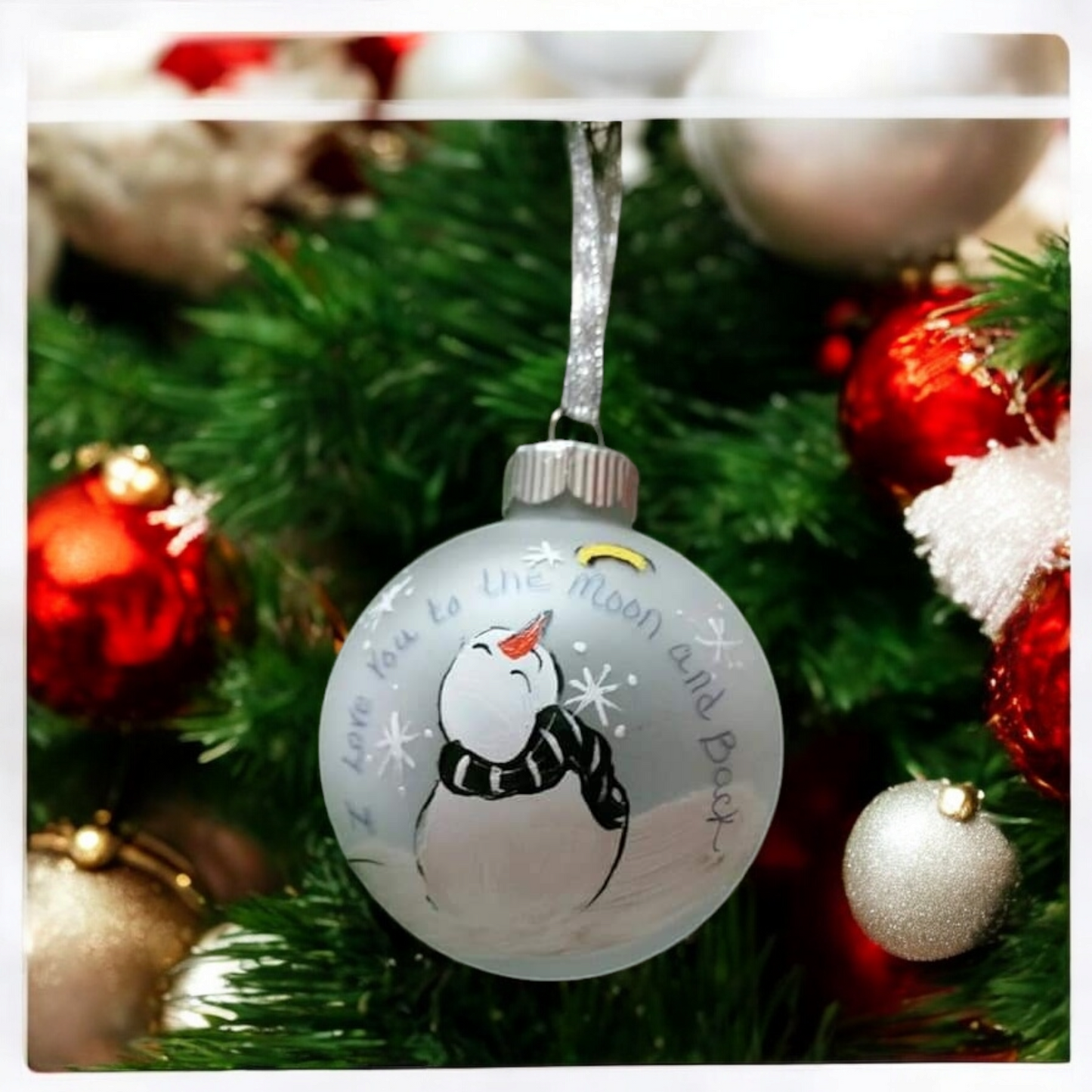 Handpainted Snowmen Ornaments