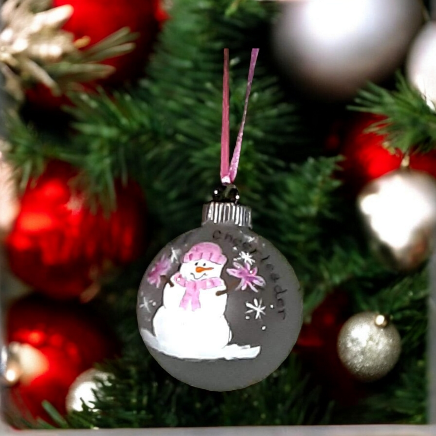 Handpainted Snowmen Ornaments