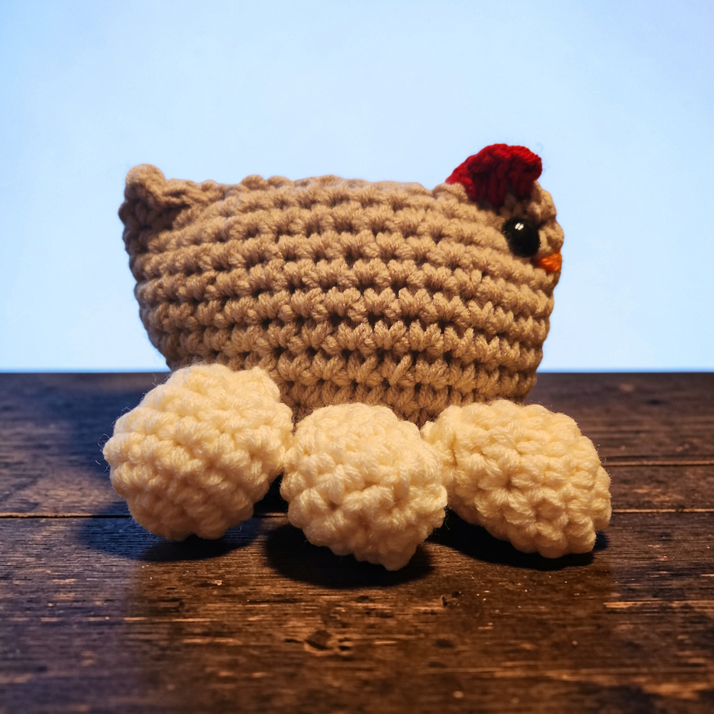Crochet Chicken with/without eggs Plushie