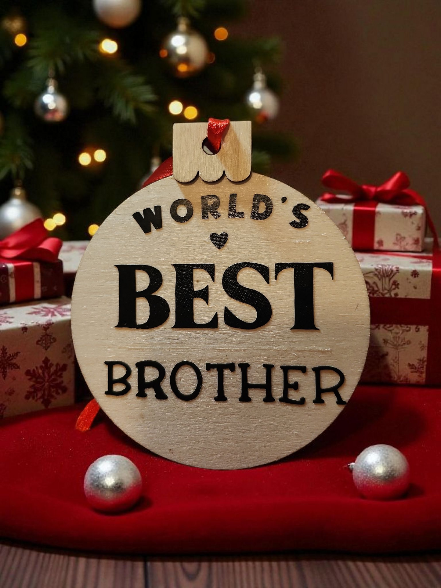 World's Best Brother Ornament