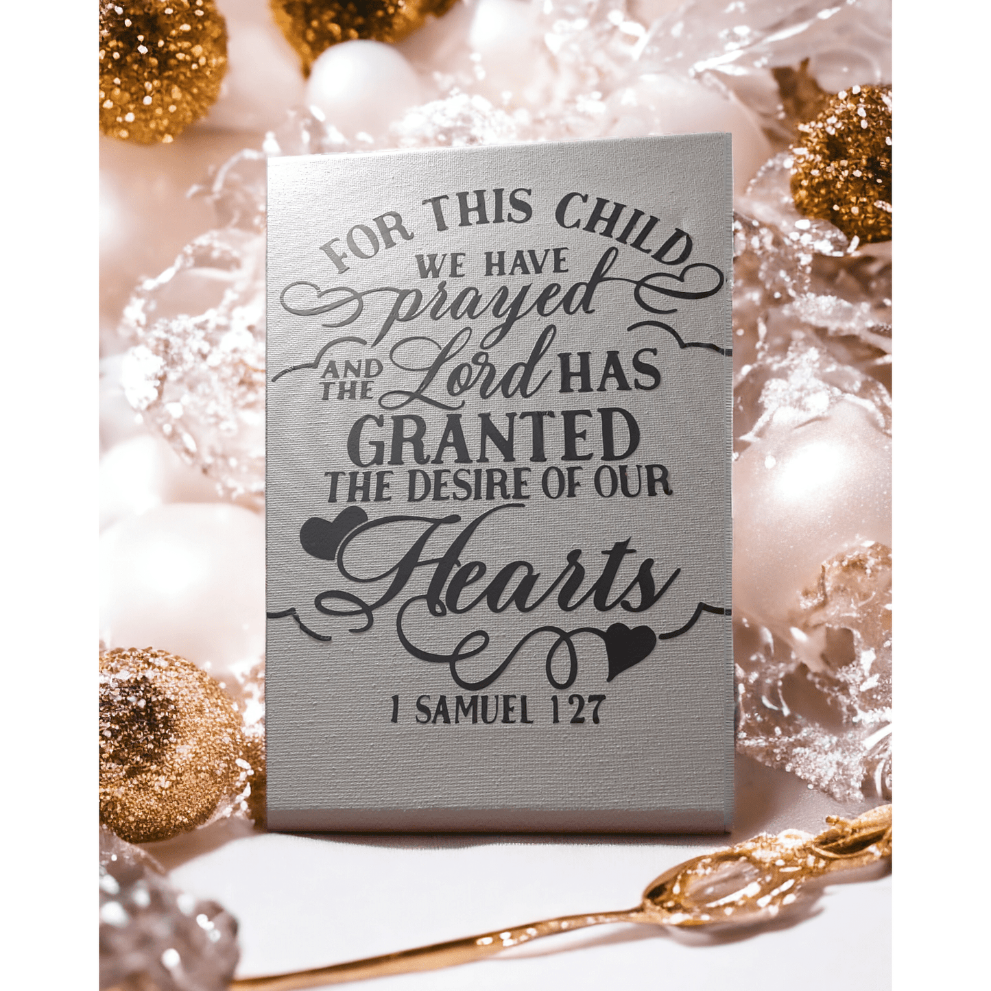 For this Child We Have Prayed Canvas Print