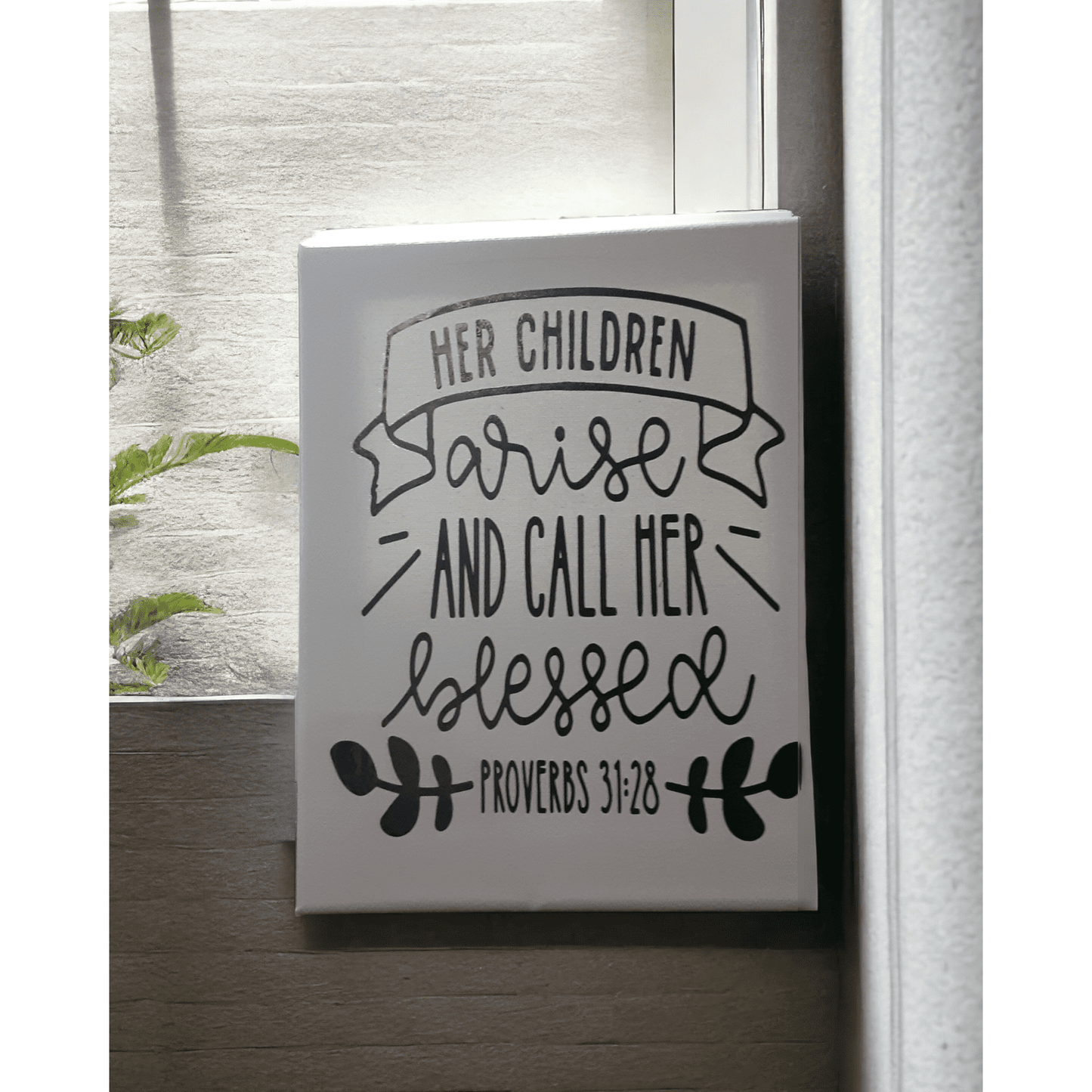 Her Children Arise Canvas Print