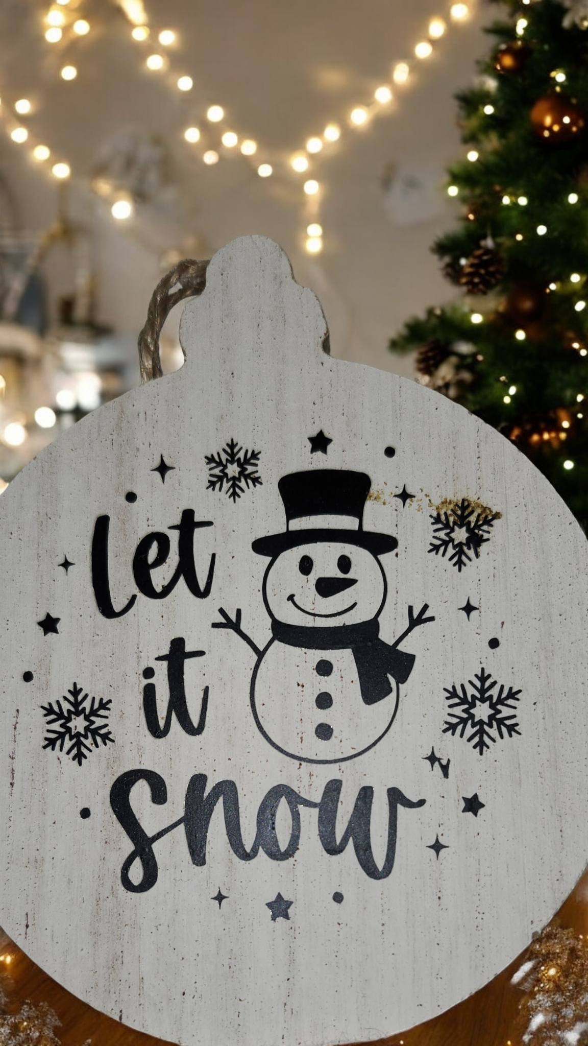Wood Vinyl Ornaments