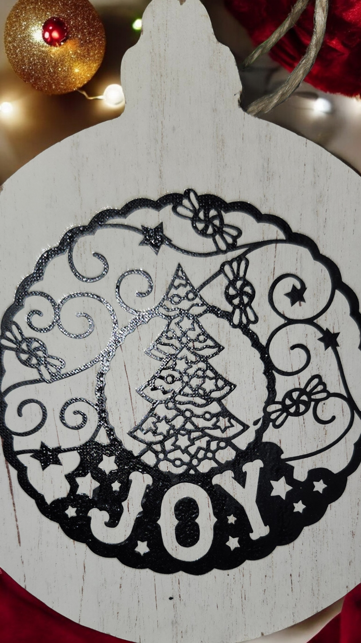 Wood Vinyl Ornaments