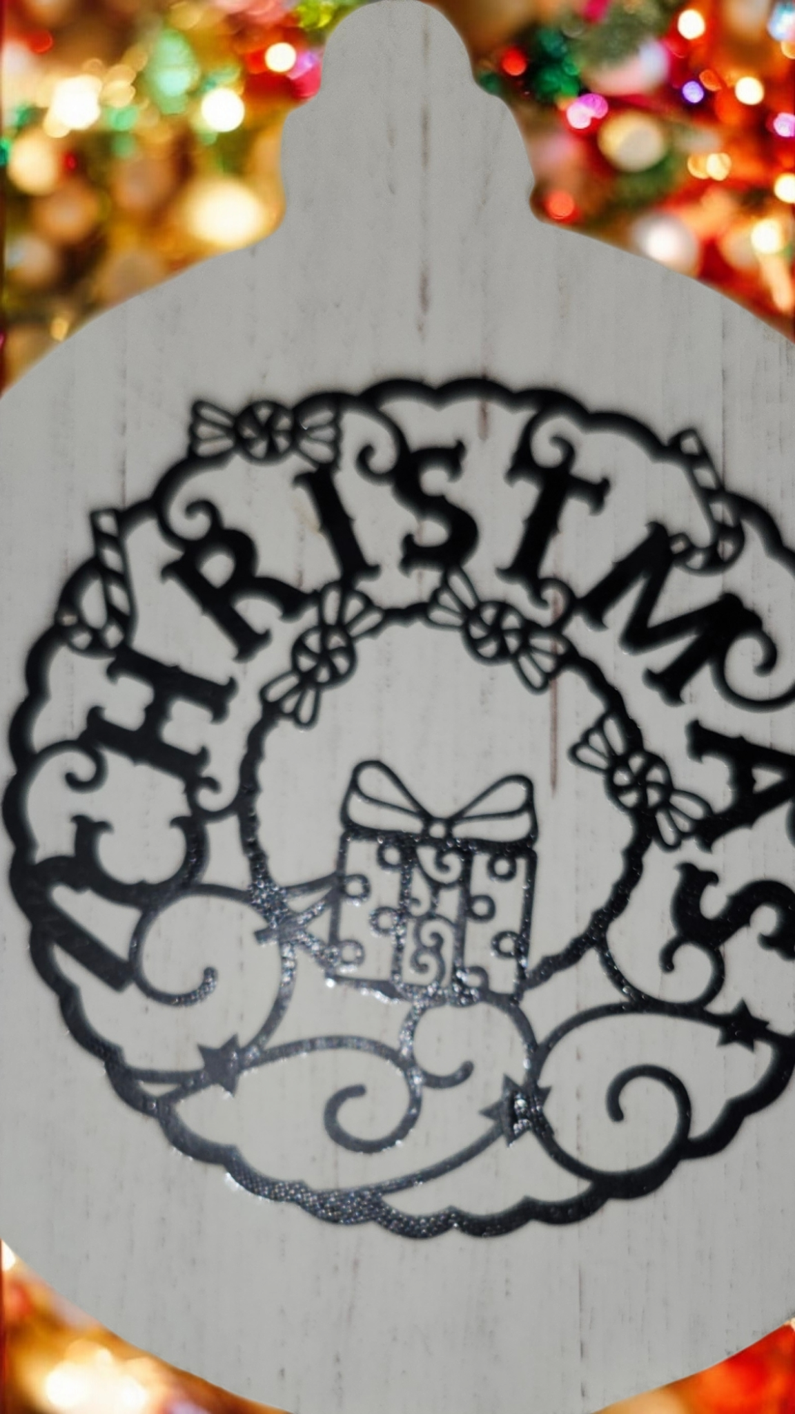 Wood Vinyl Ornaments