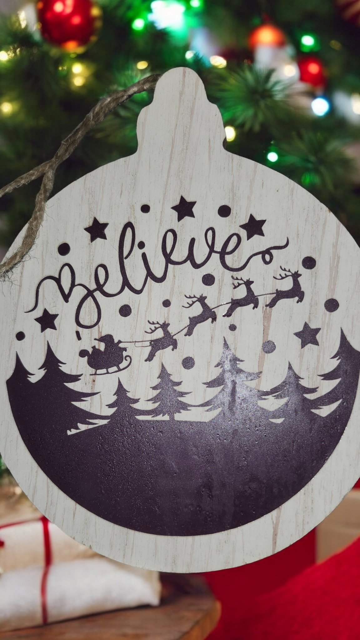 Wood Vinyl Ornaments