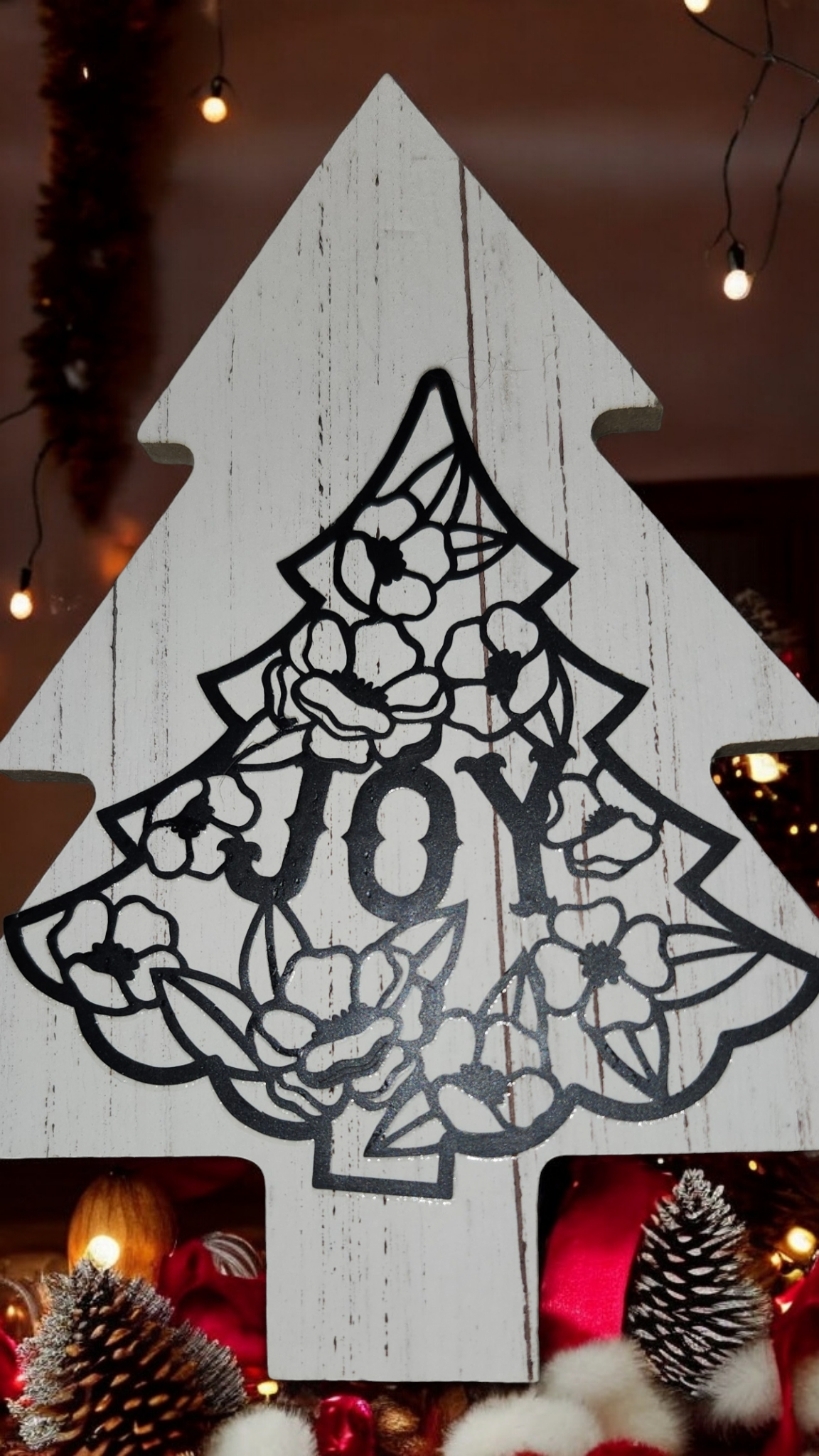 Wood Vinyl Ornaments