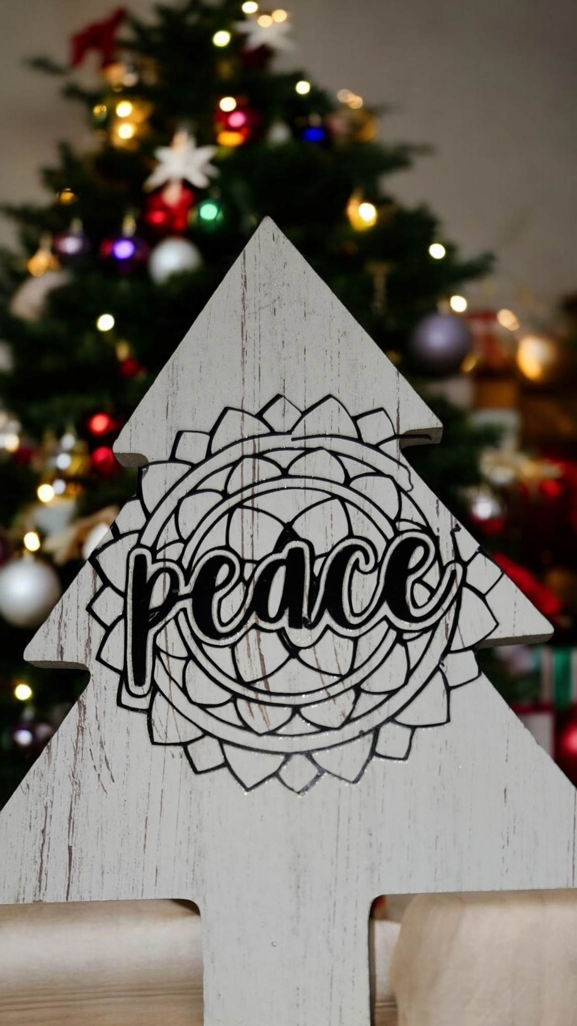 Wood Vinyl Ornaments