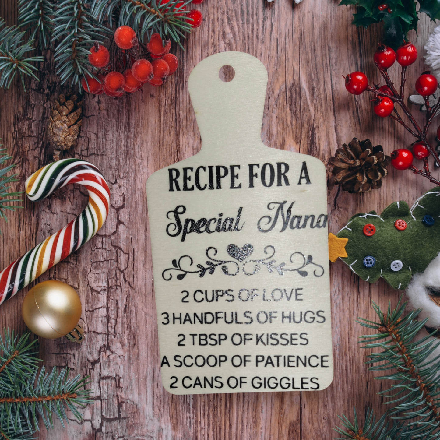 Mini Cutting Board Ornaments