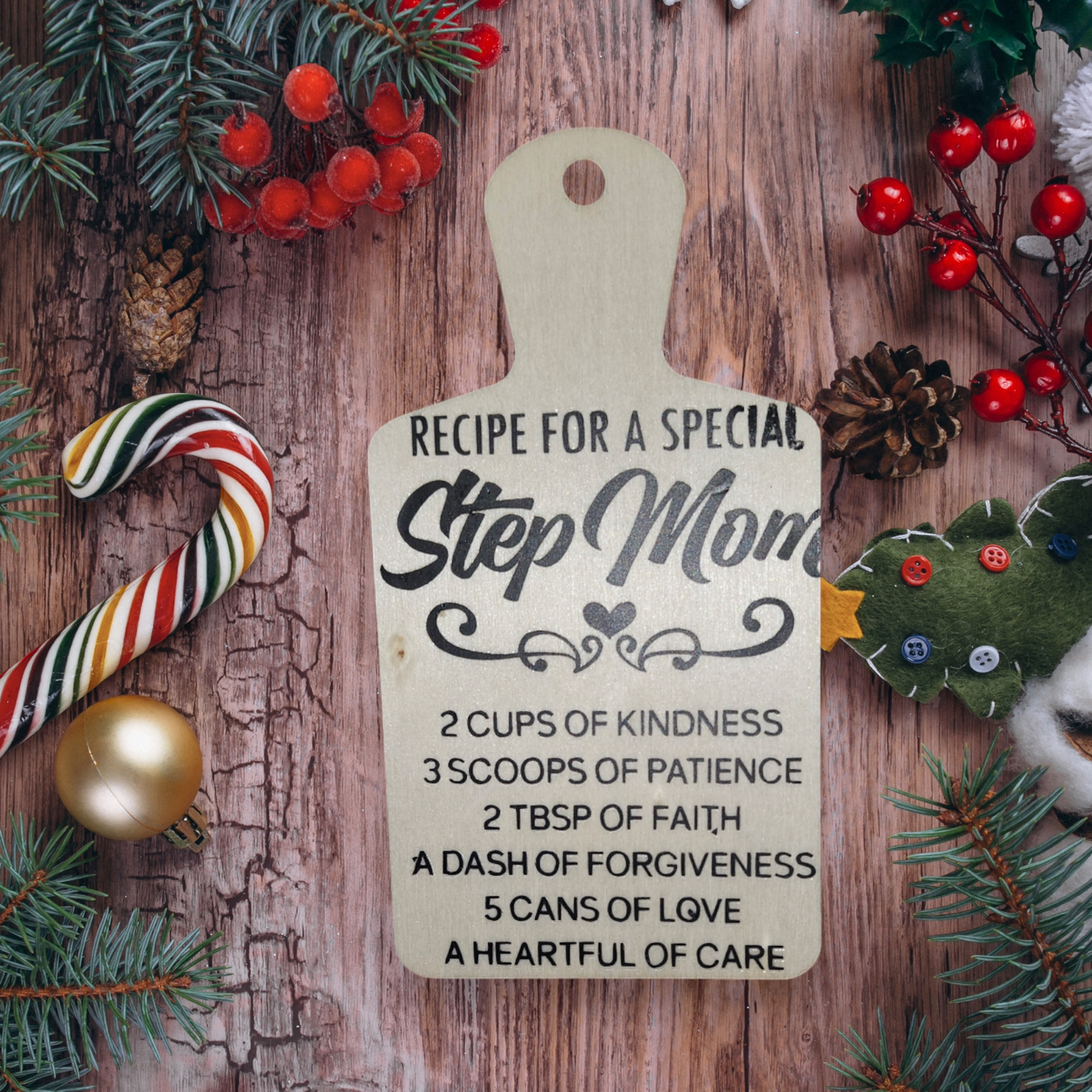 Mini Cutting Board Ornaments