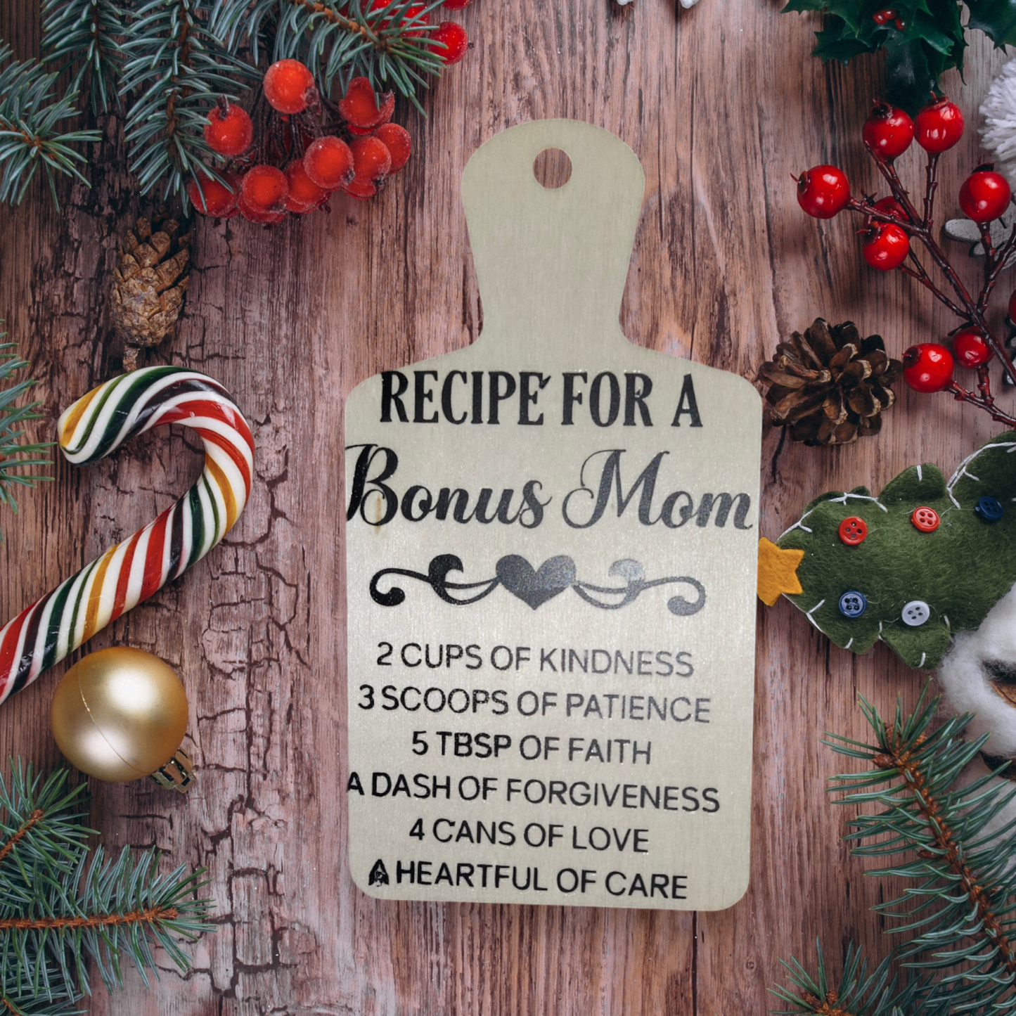 Mini Cutting Board Ornaments