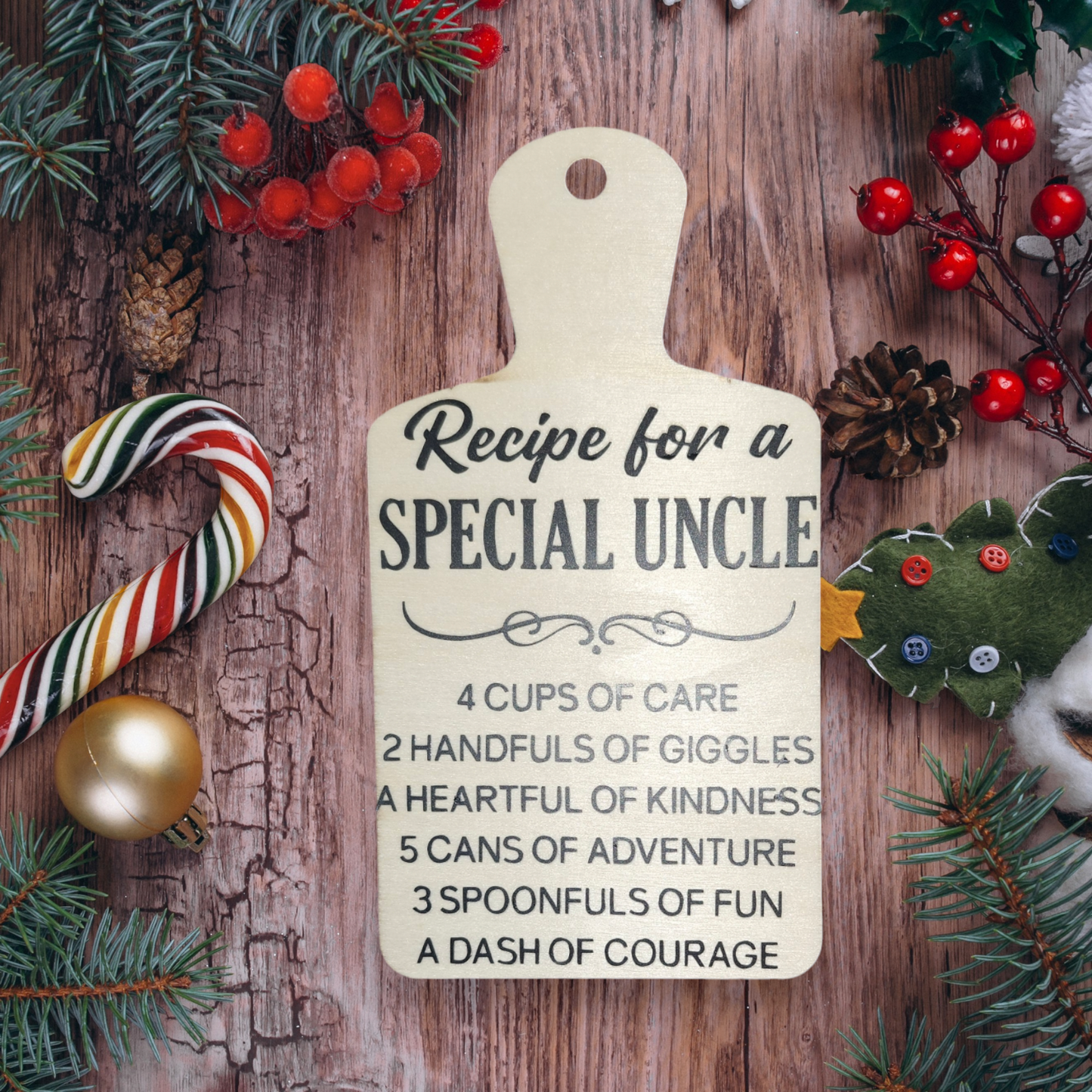 Mini Cutting Board Ornaments
