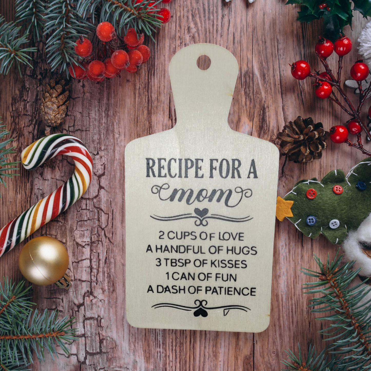 Mini Cutting Board Ornaments