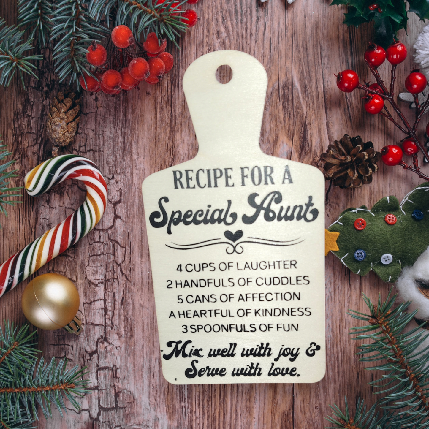 Mini Cutting Board Ornaments