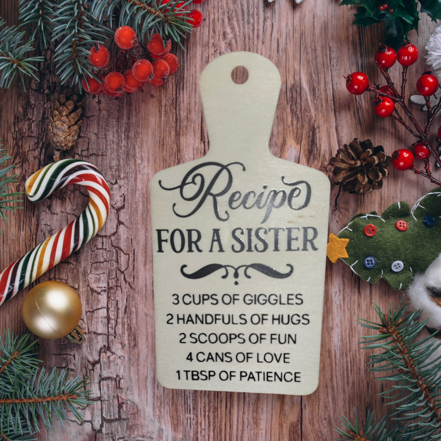 Mini Cutting Board Ornaments