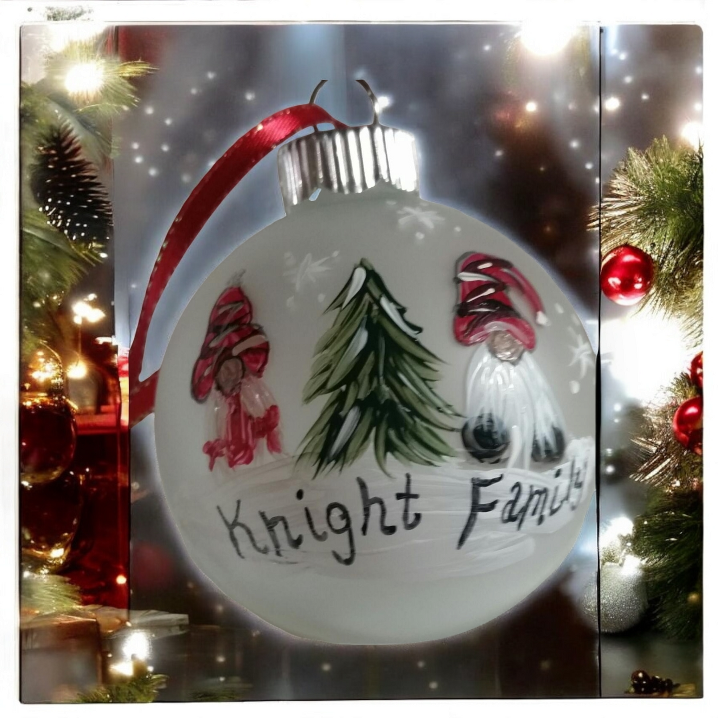 Handpainted Gnome Ornaments