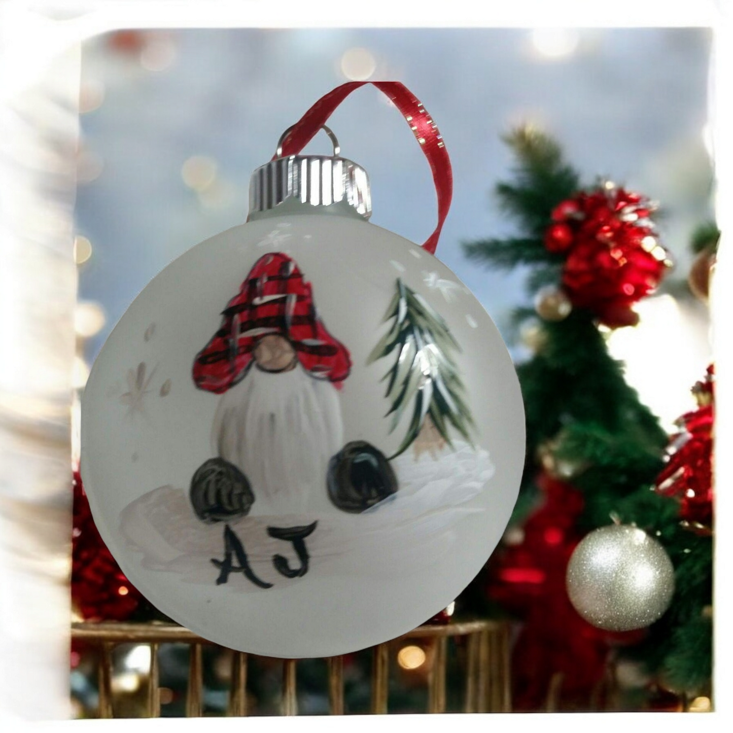 Handpainted Gnome Ornaments