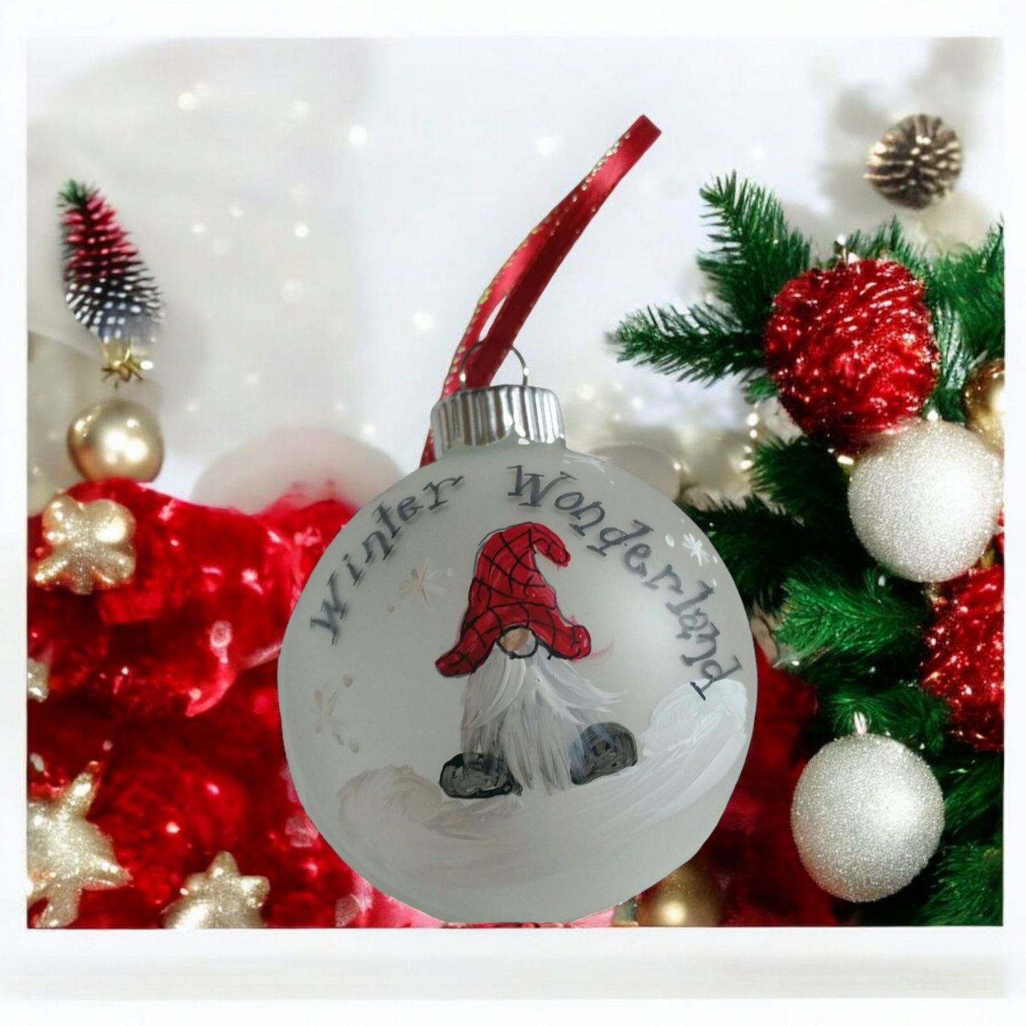 Handpainted Gnome Ornaments
