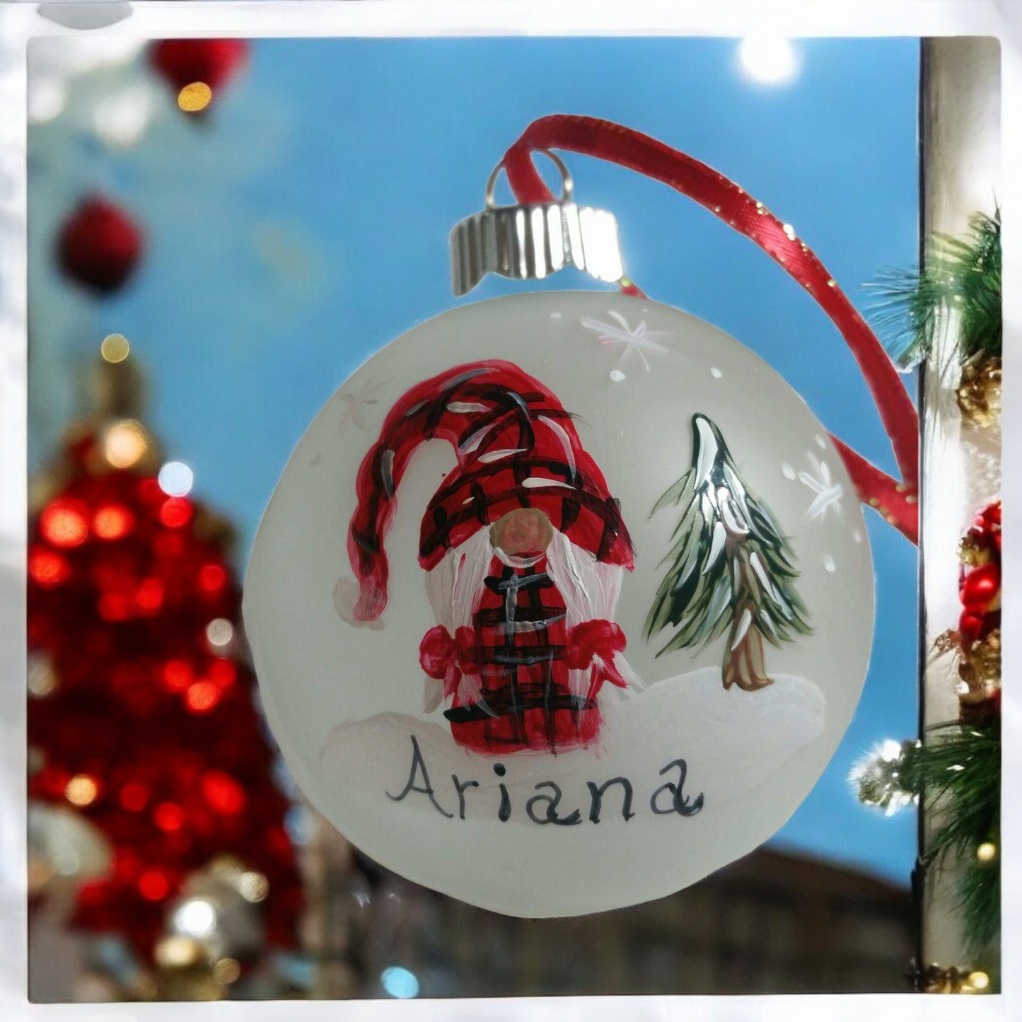 Handpainted Gnome Ornaments