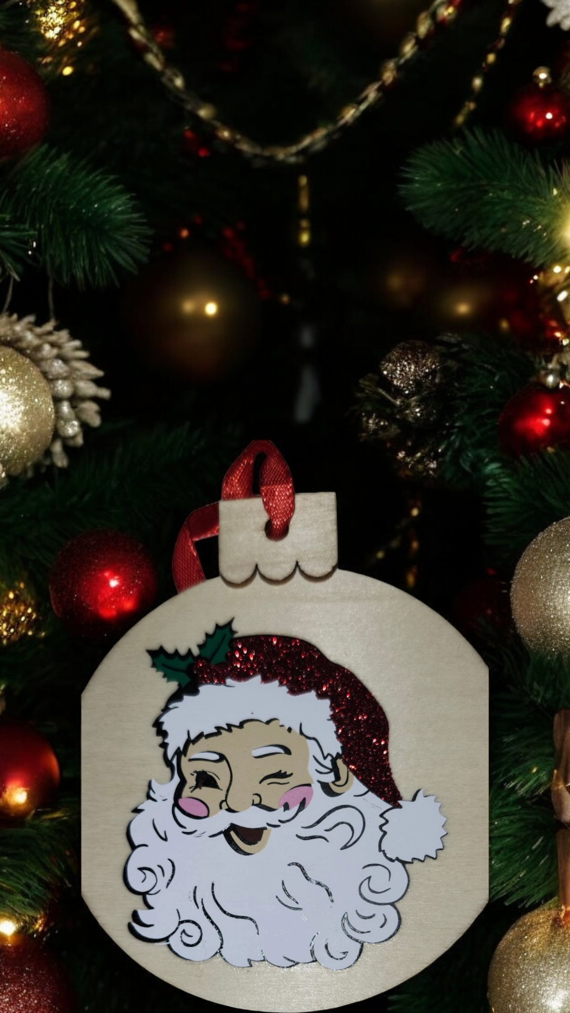 Santa Ornament