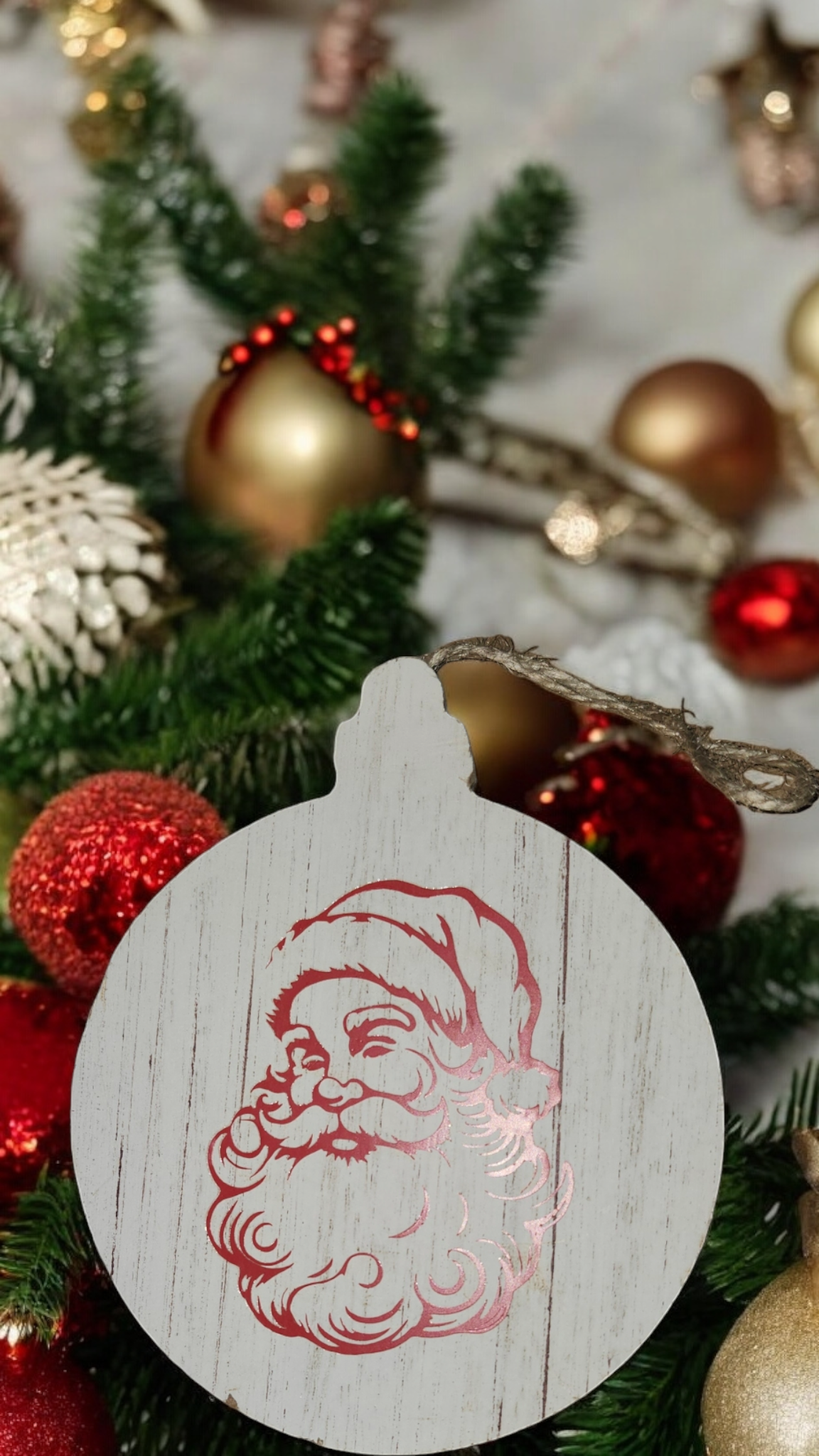 Santa Ornament