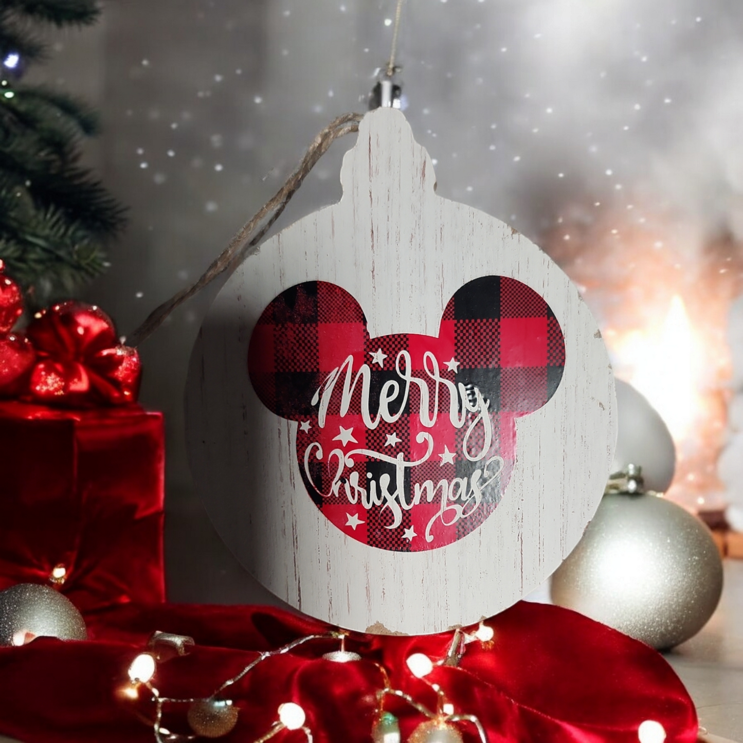 Mickey/Minnie Christmas Ornaments