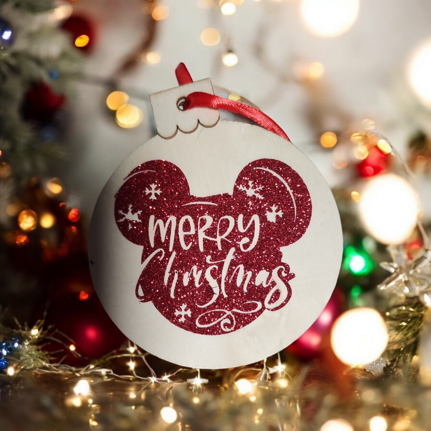 Mickey/Minnie Christmas Ornaments