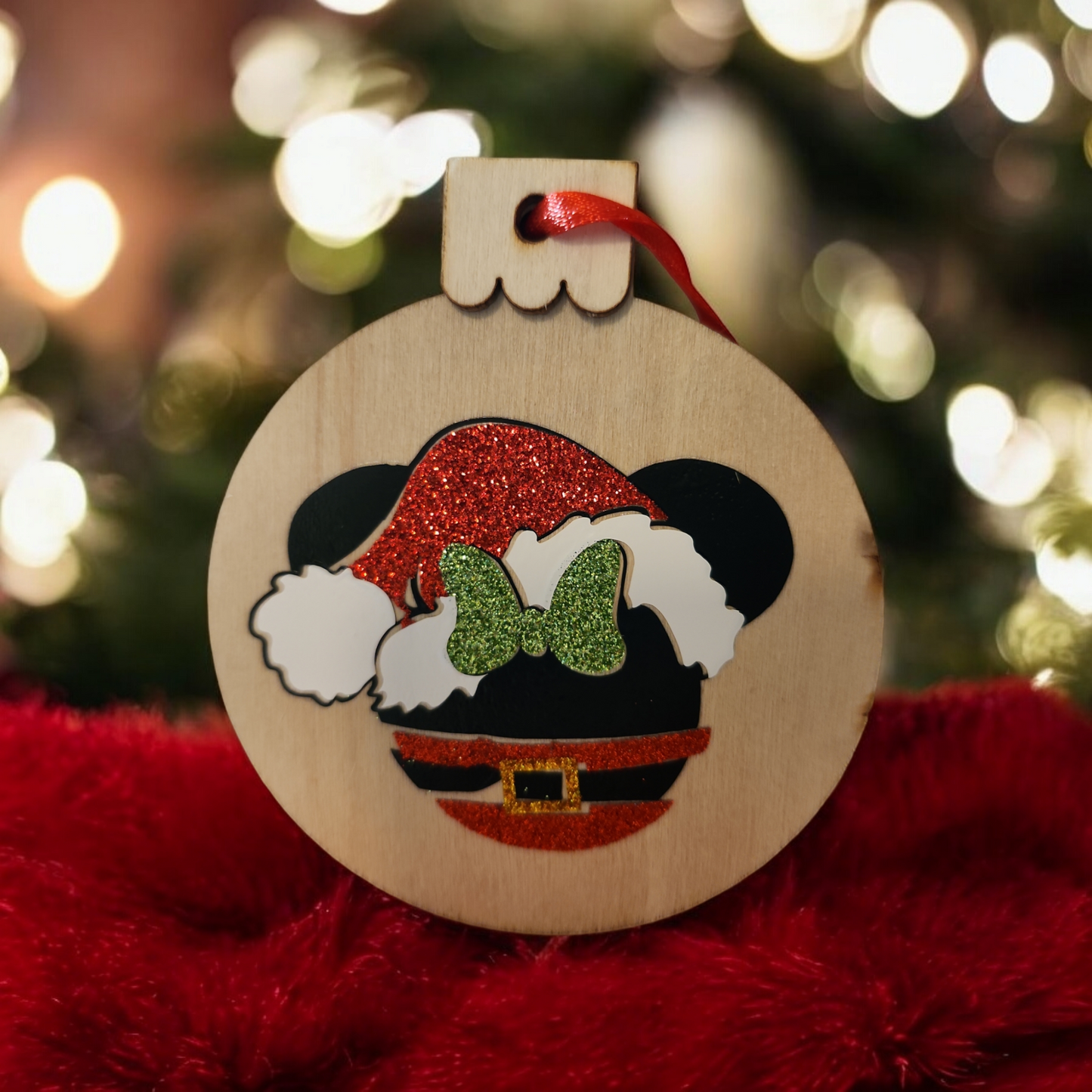 Mickey/Minnie Christmas Ornaments