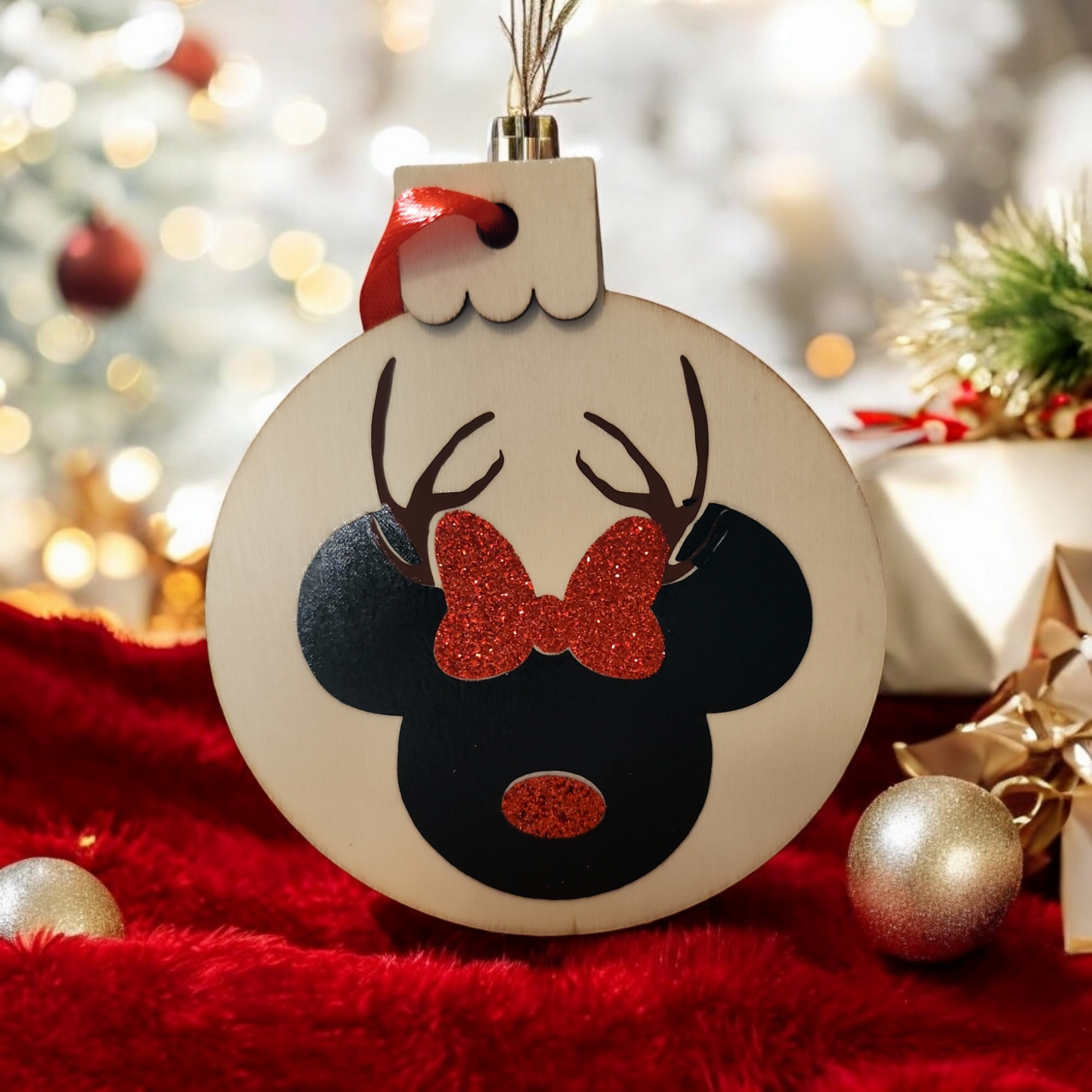 Mickey/Minnie Christmas Ornaments