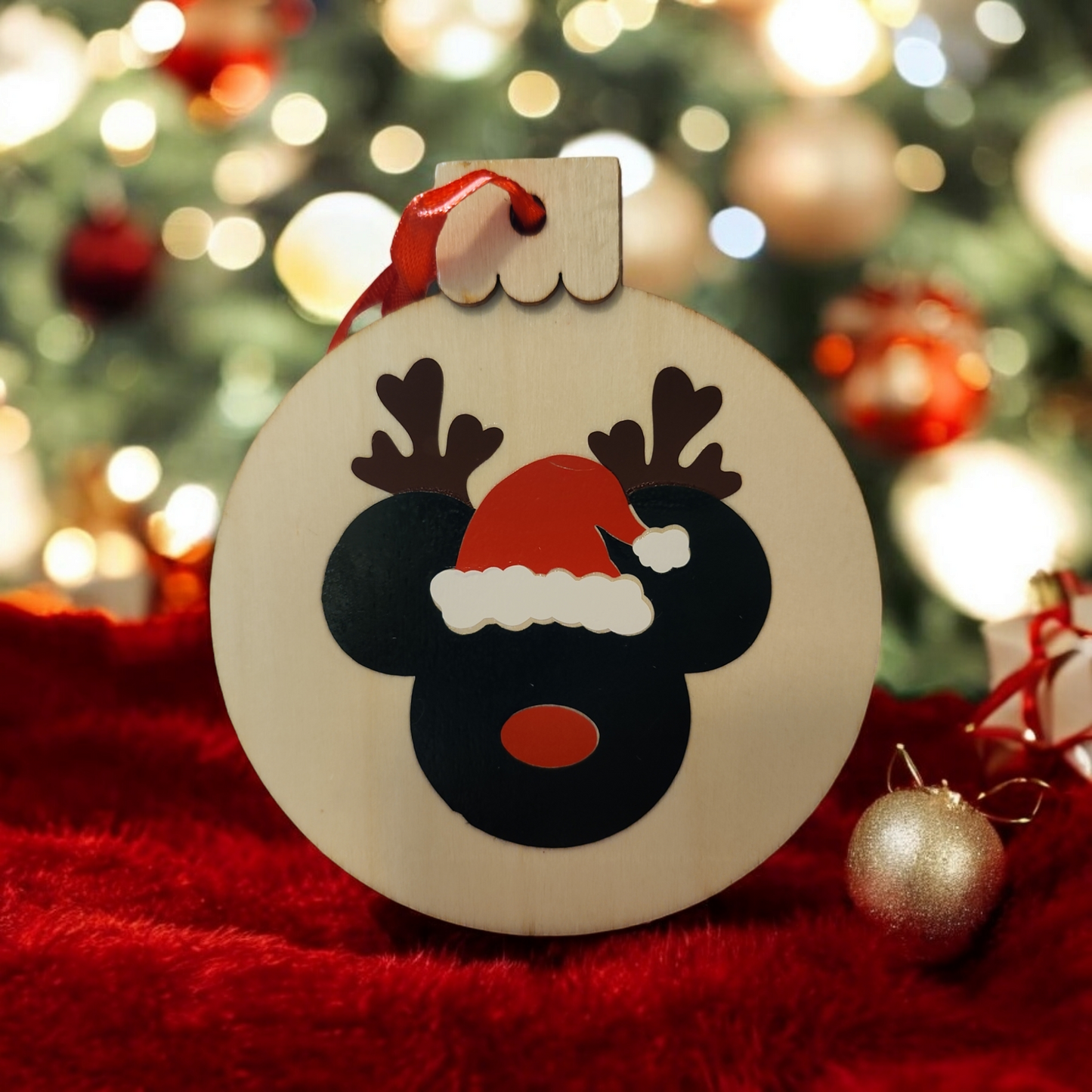 Mickey/Minnie Christmas Ornaments