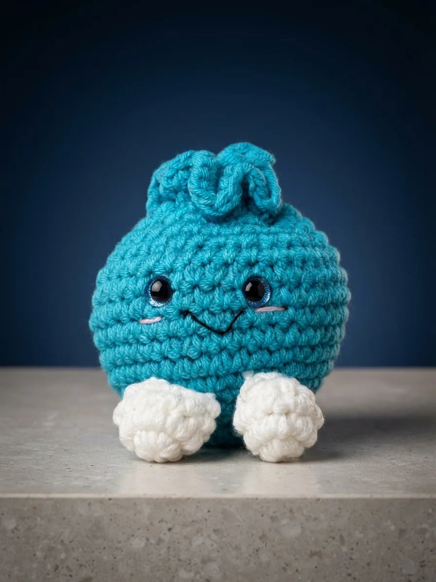 Crochet Dimples the Dumpling Plushie | Misfit Creations