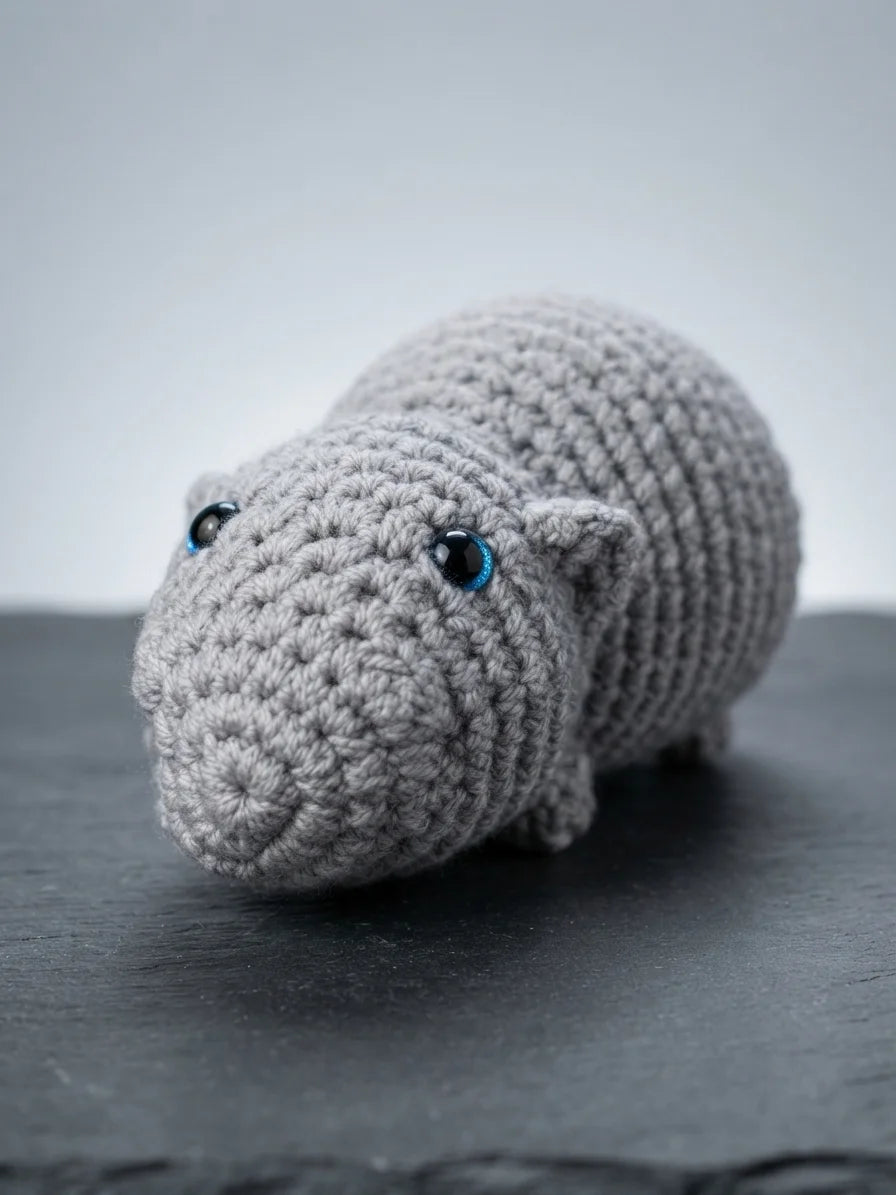 Crochet Hippo Plush