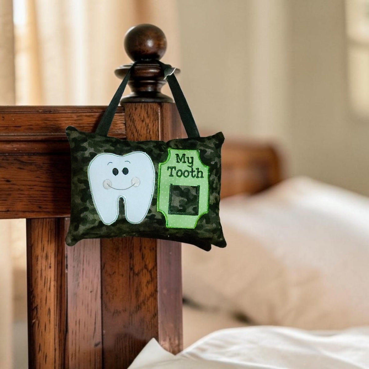 Boy Tooth Fairy Pillow | Tooth Holder Pocket | Kids Lost Tooth Gift