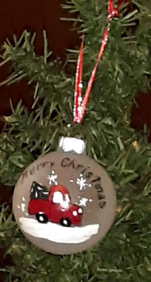 Hand-painted Christmas Ornaments