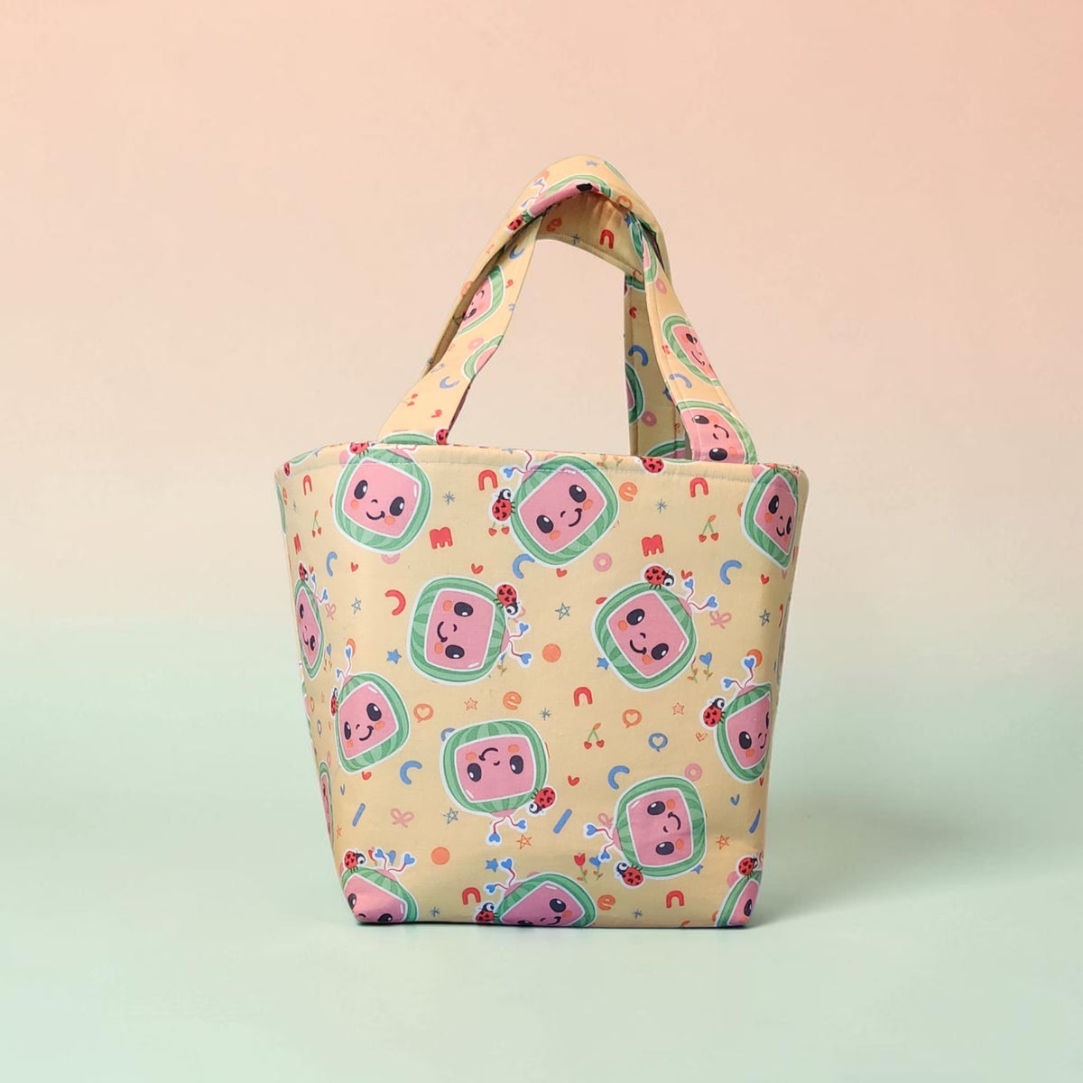Fabric Tote Bag | Reusable Everyday Tote | Kids Tote Bag | Lunch Bag | Small Overnight Bag