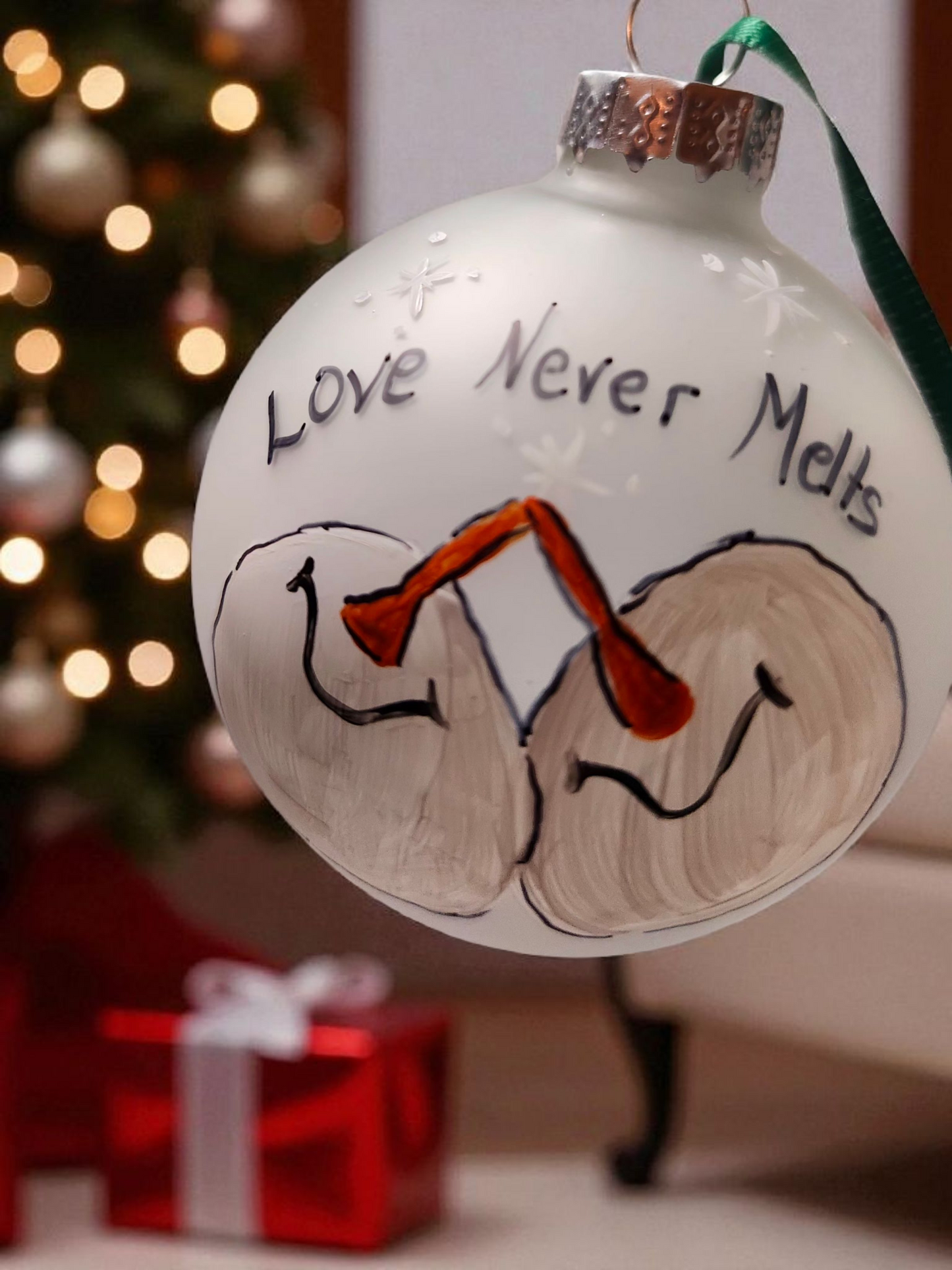 Handpainted Snowmen Ornaments