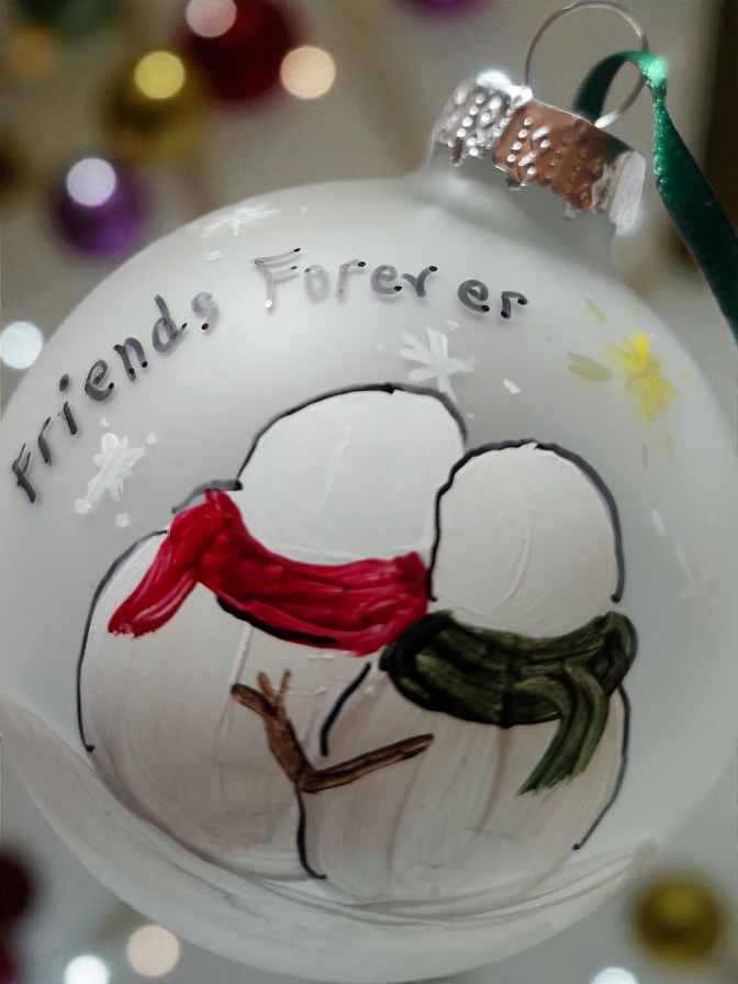 Handpainted Snowmen Ornaments