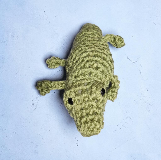 Crochet Alligator plushie