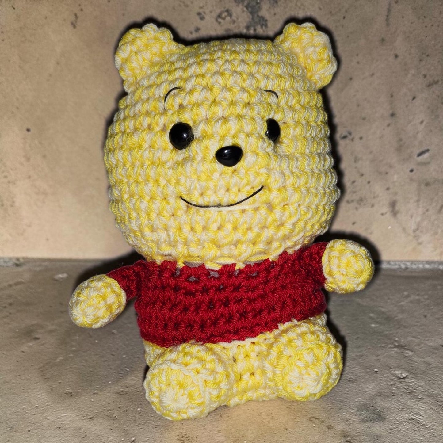 Crochet Winnie the Pooh Plushie | Handmade Character Plushie