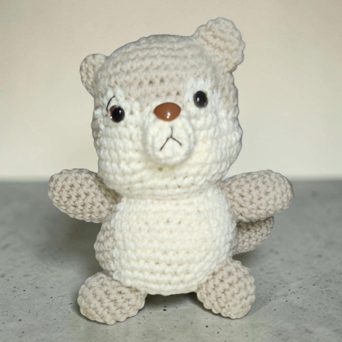 Crochet Chubby Chipmunk Plushie | Handmade Woodland Animal | Soft Stuffed Chipmunk | Gift for Animal Lovers