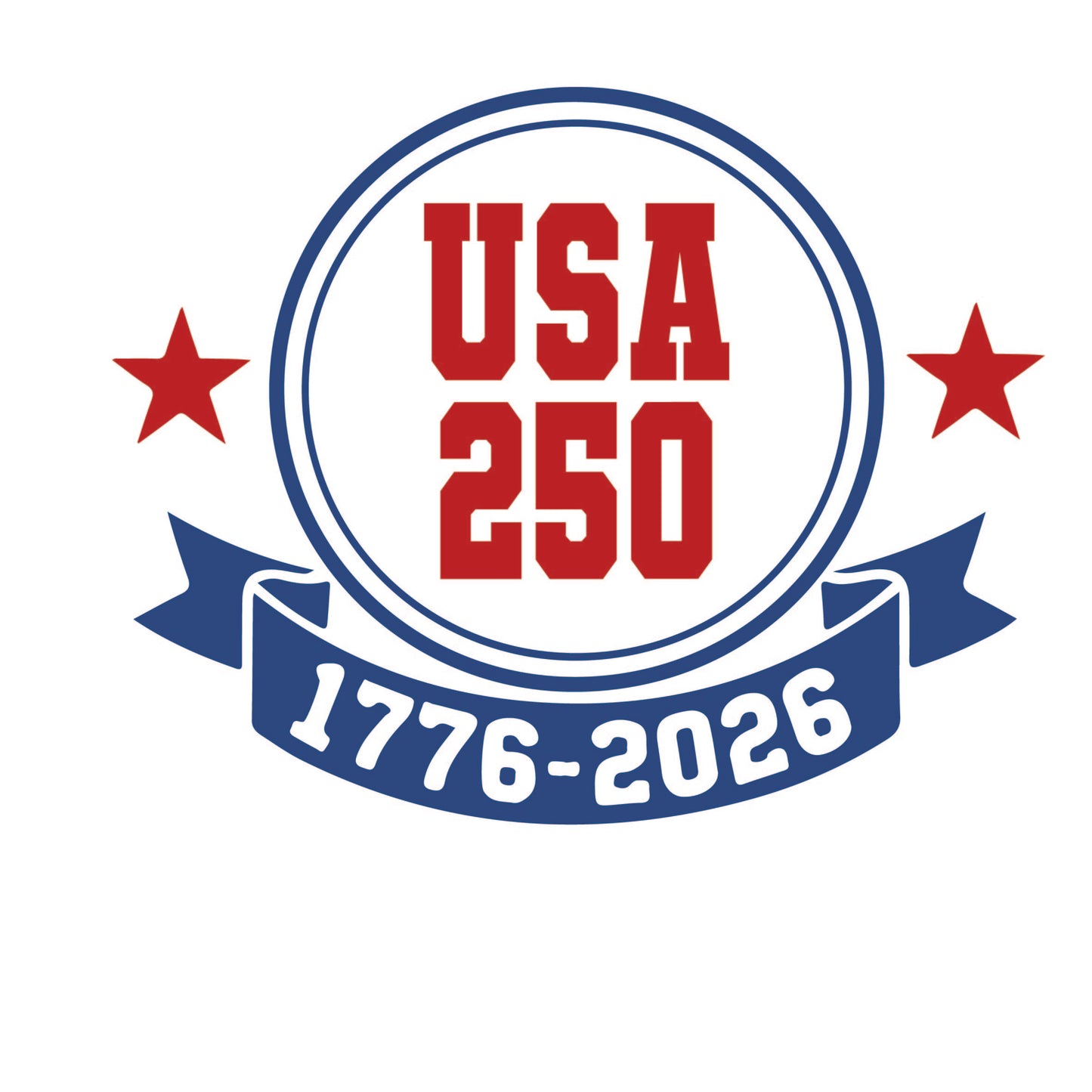 America 250 Wood Ornament | Patriotic 250th Anniversary Ornament | Handmade USA Keepsake | Vinyl Design Ornament