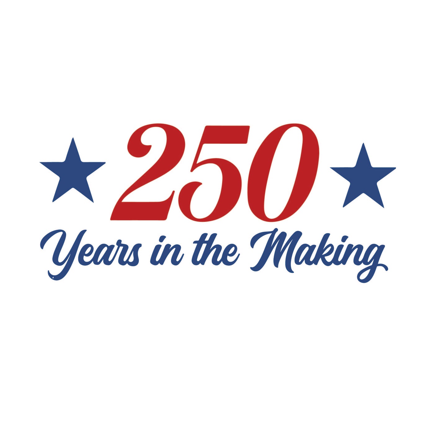 America 250 Wood Ornament | Patriotic 250th Anniversary Ornament | Handmade USA Keepsake | Vinyl Design Ornament