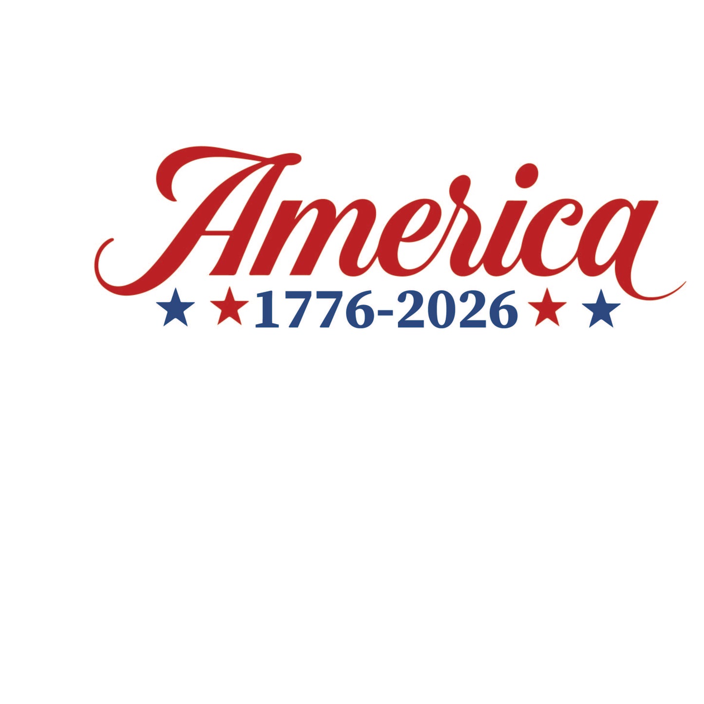 America 250 Wood Ornament | Patriotic 250th Anniversary Ornament | Handmade USA Keepsake | Vinyl Design Ornament