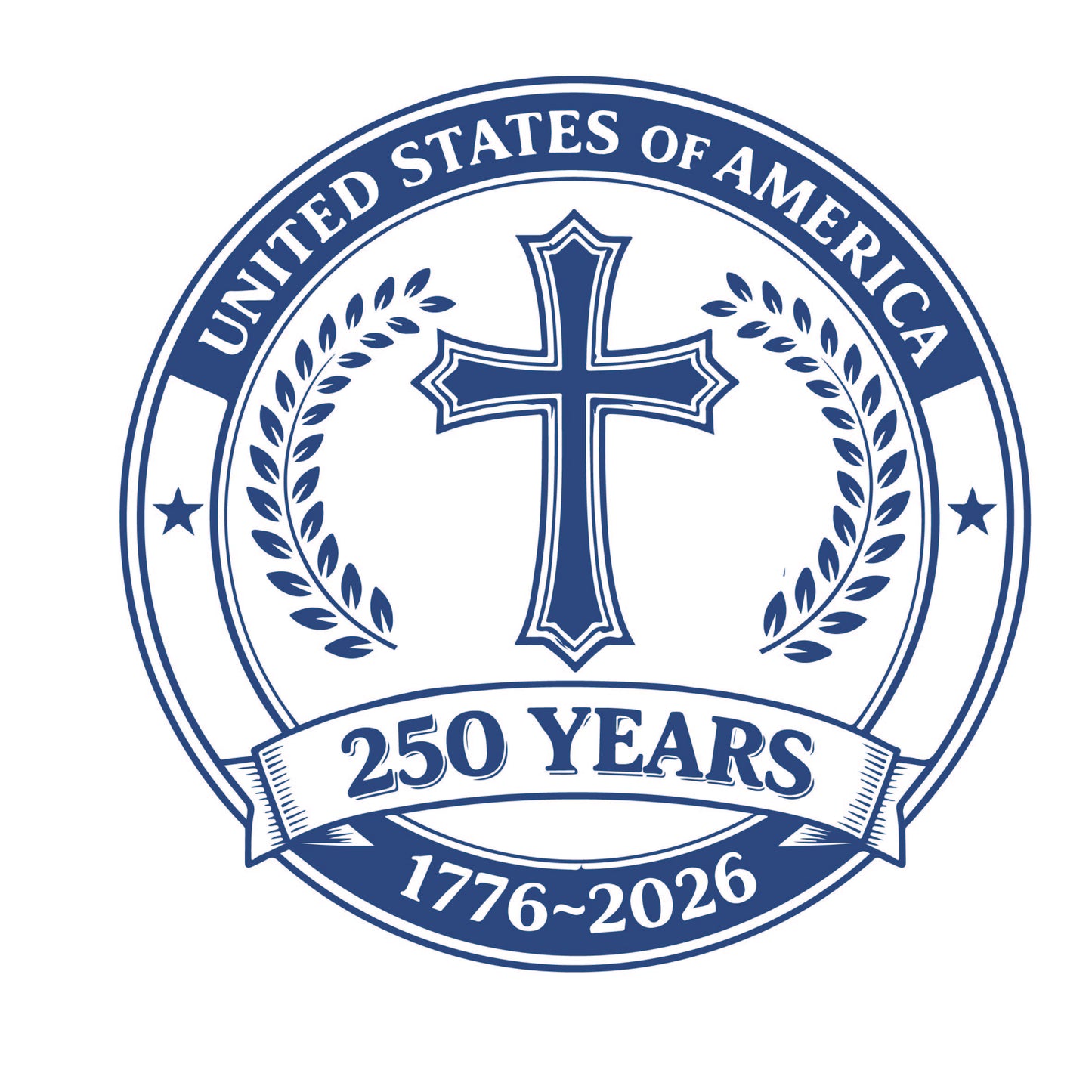 America 250 Wood Ornament | Patriotic 250th Anniversary Ornament | Handmade USA Keepsake | Vinyl Design Ornament
