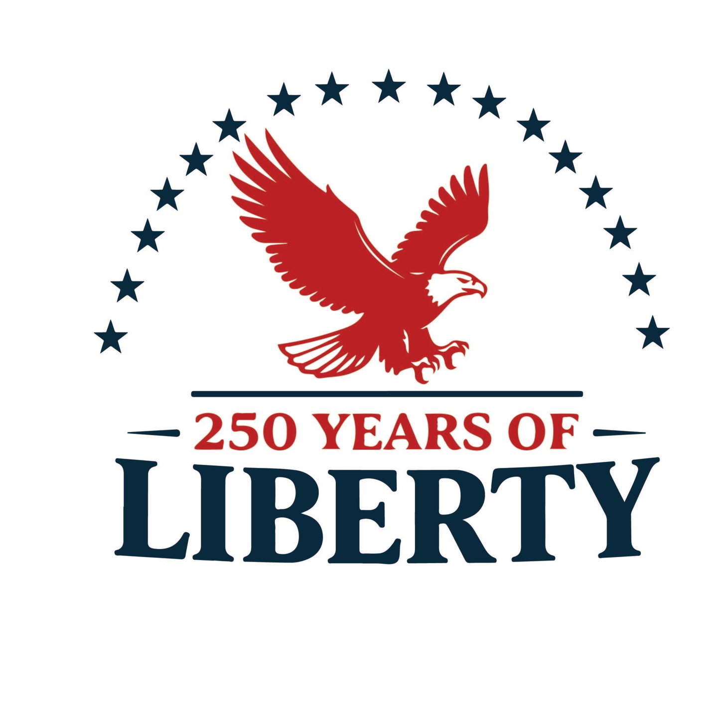 America 250 Wood Ornament | Patriotic 250th Anniversary Ornament | Handmade USA Keepsake | Vinyl Design Ornament
