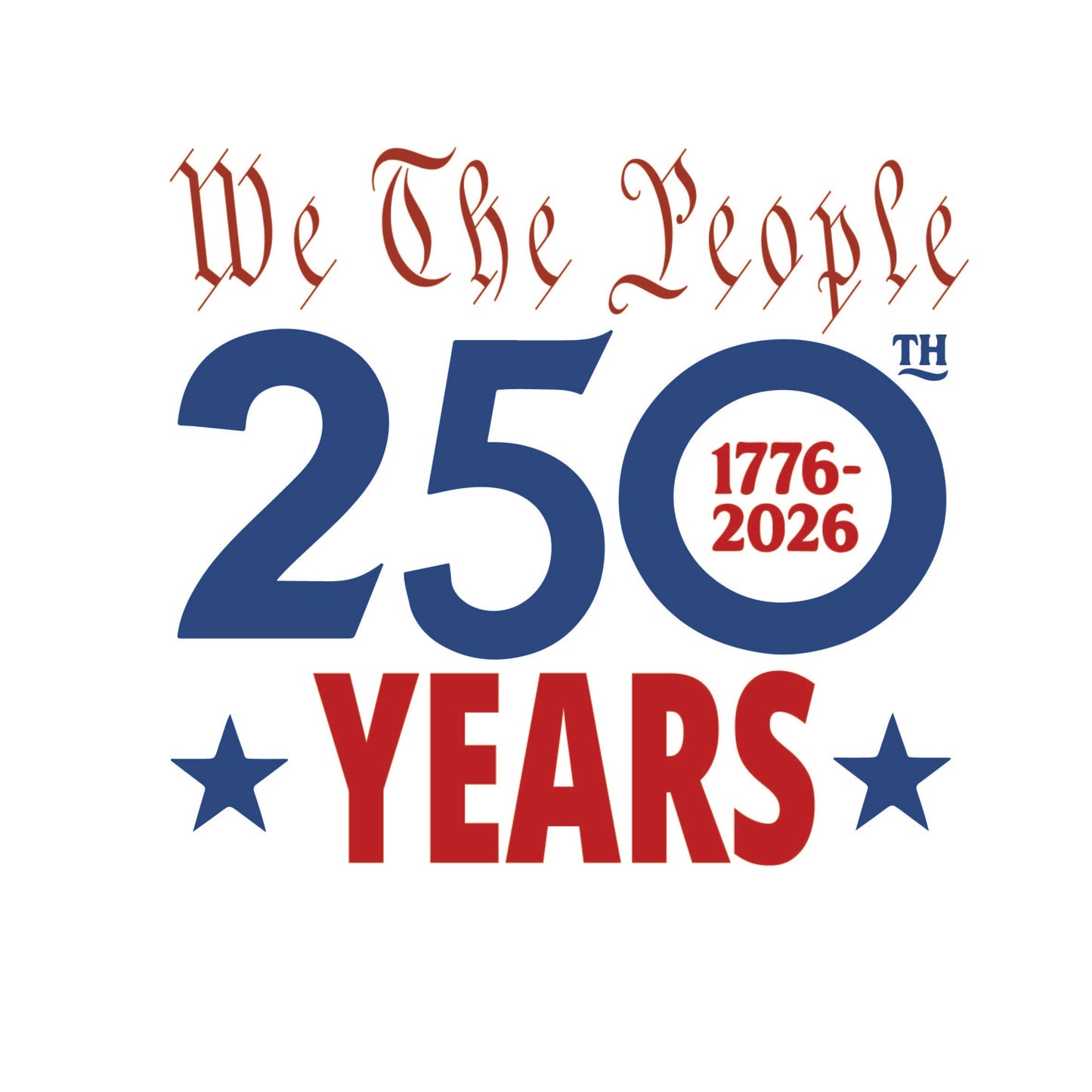 America 250 Wood Ornament | Patriotic 250th Anniversary Ornament | Handmade USA Keepsake | Vinyl Design Ornament