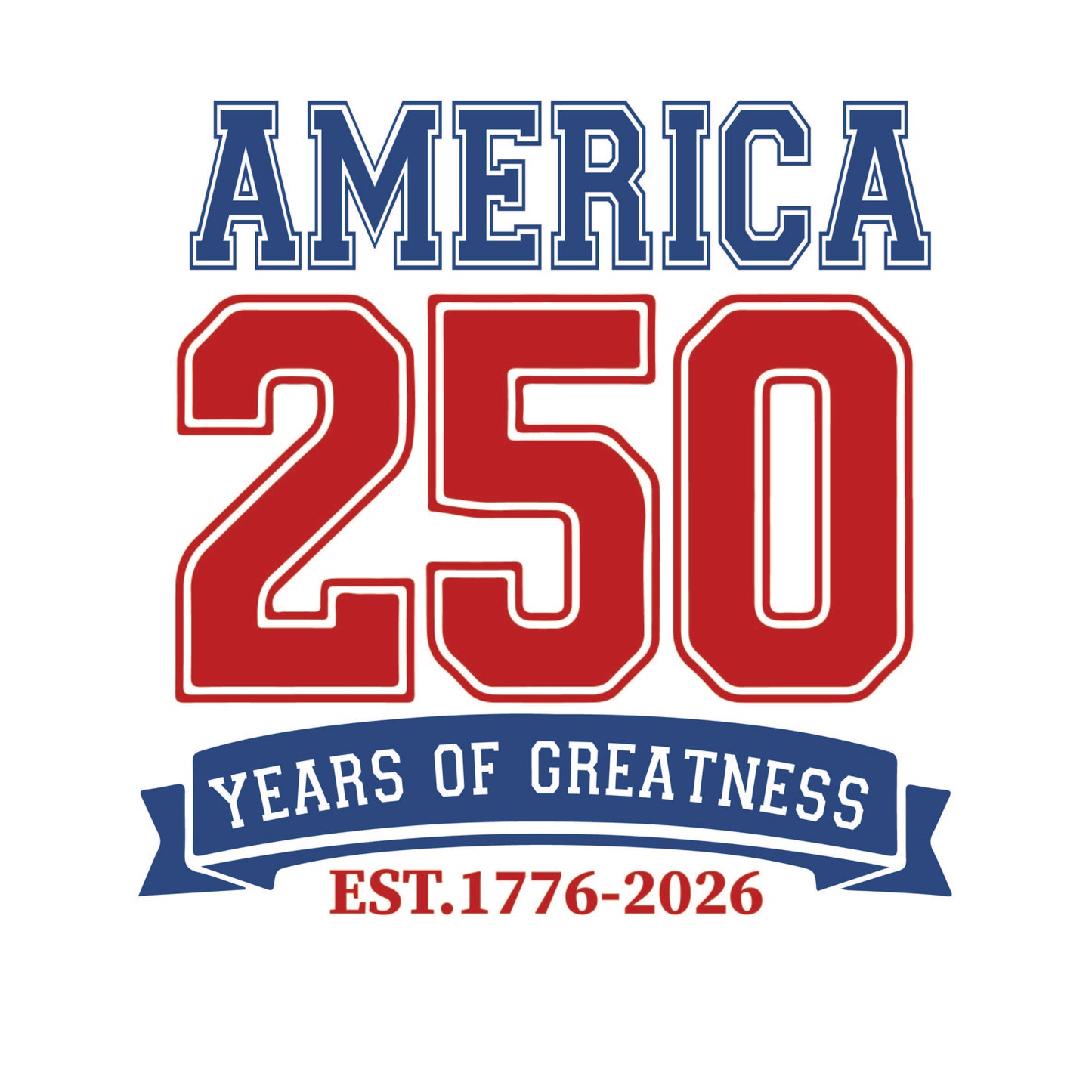 America 250 Wood Ornament | Patriotic 250th Anniversary Ornament | Handmade USA Keepsake | Vinyl Design Ornament