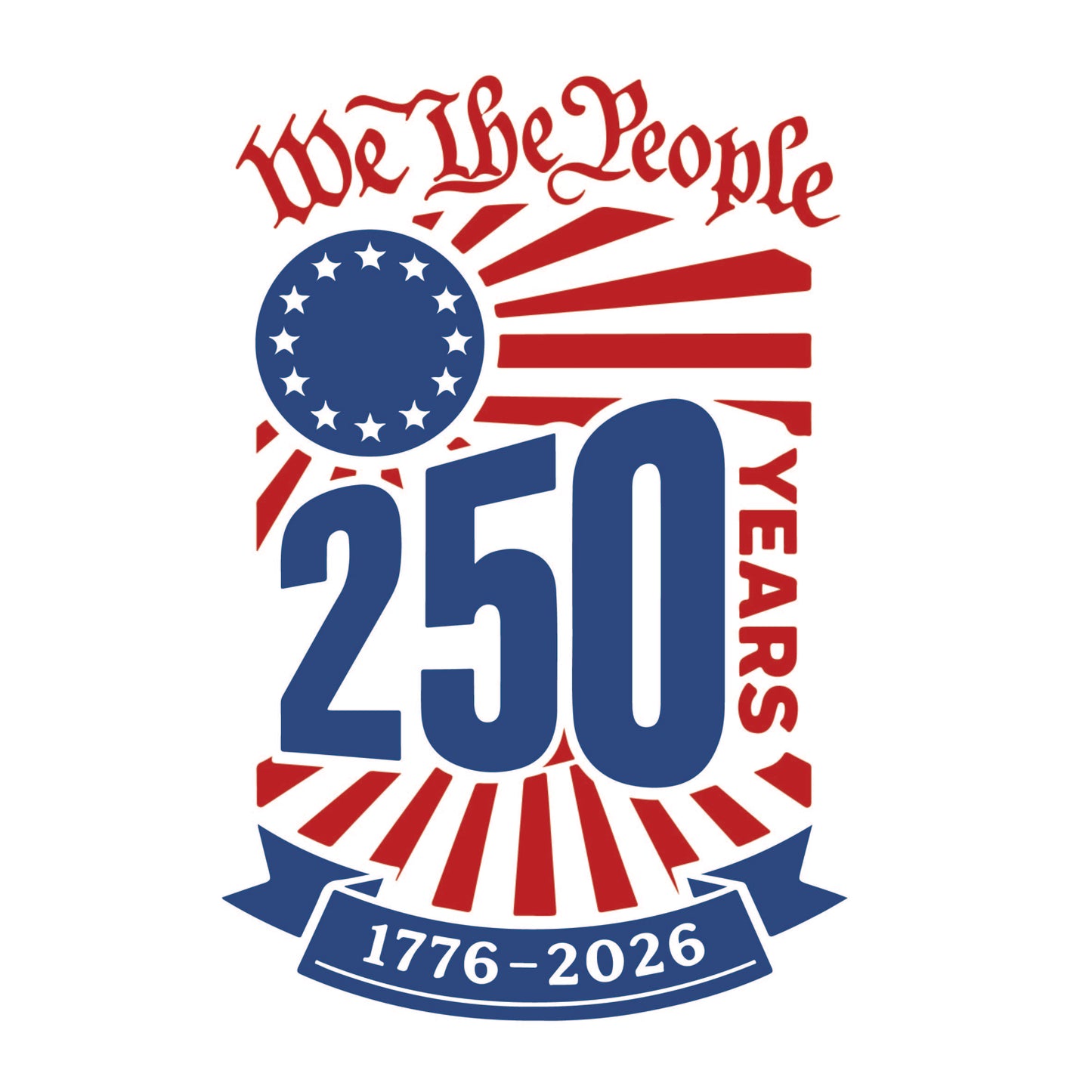 America 250 Wood Ornament | Patriotic 250th Anniversary Ornament | Handmade USA Keepsake | Vinyl Design Ornament
