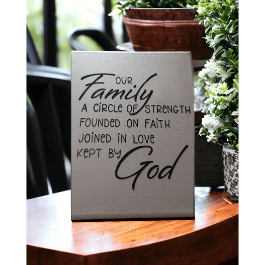 Our Family Canvas Print