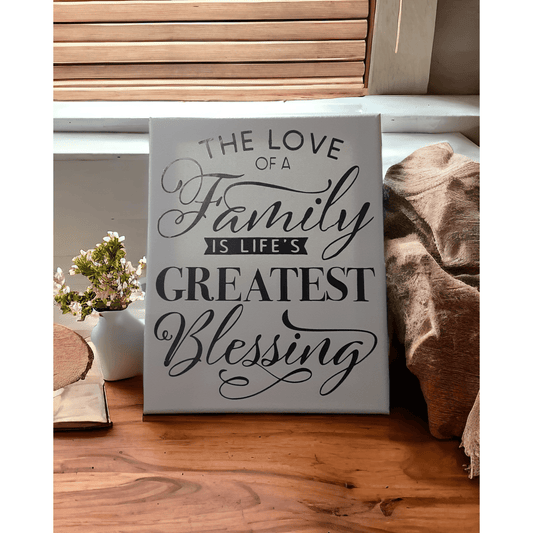 The Love of Family Canvas Print